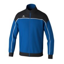 Erima Training Jacket Change (recycled Polyester, high wearing comfort) royal blue/black/white boys