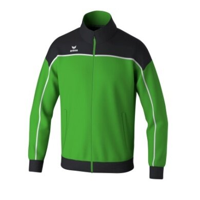 Erima Training Jacket Change (recycled Polyester, high wearing comfort) green/black/white boys