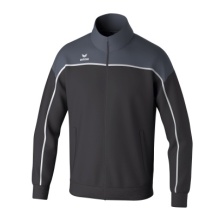 Erima Training Jacket Change (recycled Polyester, high wearing comfort) black/grey/white boys