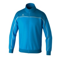 Erima Training Jacket Change (recycled Polyester, high wearing comfort) curacao blue/white Boys