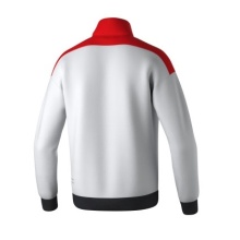 Erima Training Jacket Change (recycled Polyester, high wearing comfort) white/red/black boys