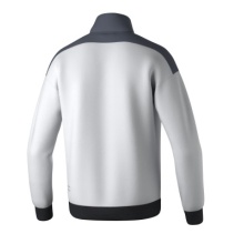 Erima Training Jacket Change (recycled Polyester, high wearing comfort) white/grey/black boys