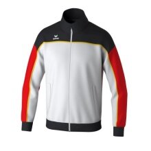 Erima Training Jacket Change (recycled Polyester, high wearing comfort) white/black/red boys