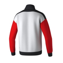 Erima Training Jacket Change (recycled Polyester, high wearing comfort) white/black/red boys