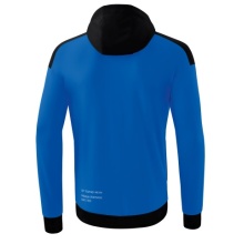 Erima Training Jacket Change with Hood (recycled Polyester, durable, zip pockets) blue/black Men