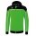 Erima Training Jacket Change with Hood (recycled polyester, durable, with zip pockets) green/black Men