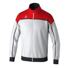 Erima Training Jacket Change (recycled Polyester, high wearing comfort) white/red/black Men's