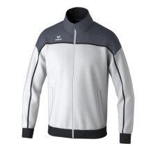 Erima Training Jacket Change (recycled Polyester, high wearing comfort) white/grey/black Men's