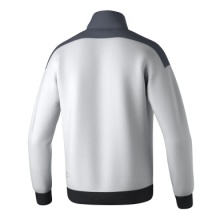 Erima Training Jacket Change (recycled Polyester, high wearing comfort) white/grey/black Men's