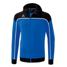 Erima Training Jacket Change with Hood (recycled Polyester, durable, with zip pockets) blue/black Boys