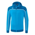 Erima Training Jacket Change with Hood (recycled Polyester, durable, with zip pockets) Curacao Blue Boys