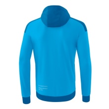 Erima Training Jacket Change with Hood (recycled Polyester, durable, with zip pockets) Curacao Blue Boys