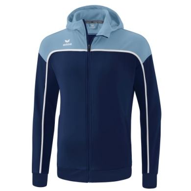 Erima Training Jacket Change with Hood (recycled Polyester, durable, with zip pockets) navy blue Boys