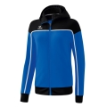 Erima Training Jacket Change with Hood (durable, with zip pockets) royal blue/black Women