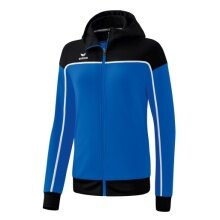 Erima Training Jacket Change with Hood (durable, with zip pockets) royal blue/black Women