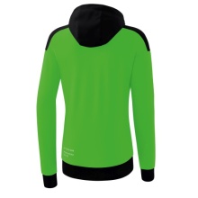 Erima Training Jacket Change with Hood (durable, with zip pockets) green/black Women