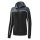 Erima Training Jacket Change with Hood (durable, with zip pockets) black/grey Women