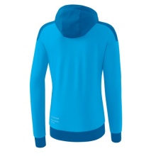 Erima Training Jacket Change with Hood (durable, with zip pockets) turquoise blue Women