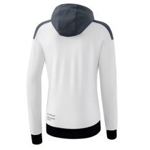 Erima Training Jacket Change with Hood (durable, with zip pockets) white/grey Women