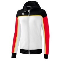 Erima Training Jacket Change with Hood (durable, with zip pockets) white/black/red Women