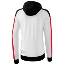 Erima Training Jacket Change with Hood (durable, with zip pockets) white/black/red Women