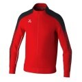 Erima Training Jacket Evo Star (Stand-up Collar, Durable) Red/Black Men's