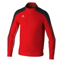 Erima Training Jacket Evo Star (Stand-up Collar, Durable) Red/Black Kids