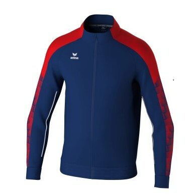 Erima Evo Star Training Jacket (Stand-up Collar, Durable) Navy/Red Children