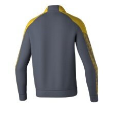 Erima Training Jacket Evo Star (Stand-up Collar, Durable) Grey/Yellow Men's