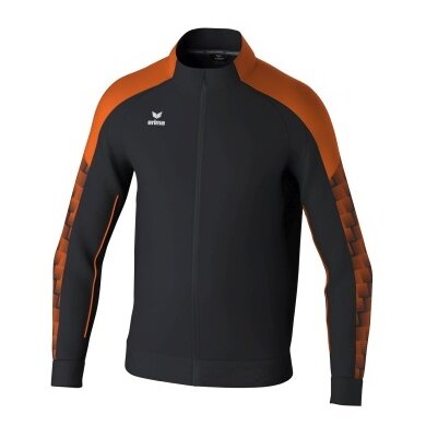 Erima Training Jacket Evo Star (Stand-up Collar, Durable) Black/Orange Kids