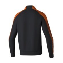 Erima Training Jacket Evo Star (Stand-up Collar, Durable) Black/Orange Kids