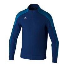 Erima Training Jacket Evo Star (Stand-up Collar, Durable) Navy Blue/Blue Kids