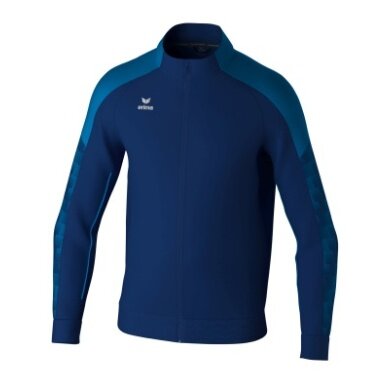 Erima Training Jacket Evo Star (Stand-up Collar, Durable) Navy Blue/Blue Men's