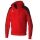 Erima Training Jacket Evo Star with Hood (high wearing comfort) red/black Kids