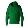 Erima Evo Star Training Jacket with Hood (high wearing comfort) emerald green/pine Kids