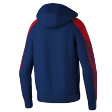 Erima Evo Star Training Jacket with Hood (high wearing comfort) navy blue/red Men's