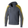 Erima Evo Star Training Jacket with Hood (high wearing comfort) slate grey/yellow Kids