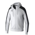 Erima Training Jacket Evo Star with Hood (high wearing comfort) white/black Men