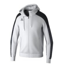 Erima Training Jacket Evo Star with Hood (high wearing comfort) white/black Men