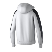 Erima Training Jacket Evo Star with Hood (high wearing comfort) white/black Men