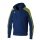 Erima Training Jacket Evo Star with Hood (high wearing comfort) navy blue/lime green Men