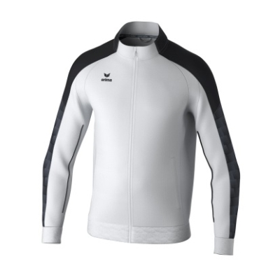 Erima Training Jacket Evo Star (stand-up collar, durable) white/black Men