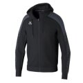 Erima Evo Star Training Jacket with Hood (high wearing comfort) black/grey Kids