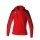 Erima Evo Star Training Jacket with Hood (high wearing comfort) red/black Ladies