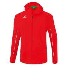 Erima Training Jacket Liga Star with Hood (durable and elastic functional material) red/white Men