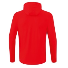 Erima Training Jacket Liga Star with Hood (durable and elastic functional material) red/white Men