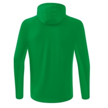 Erima Training Jacket Liga Star with Hood (durable and elastic functional material) emerald green/white Men