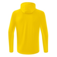 Erima Training Jacket Liga Star with Hood (durable and elastic functional material) yellow/black Men