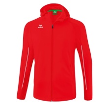 Erima Training Jacket Liga Star with Hood (durable and elastic functional material) red/white Boys