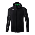 Erima Training Jacket Liga Star with Hood (durable and elastic functional material) black/white Boys